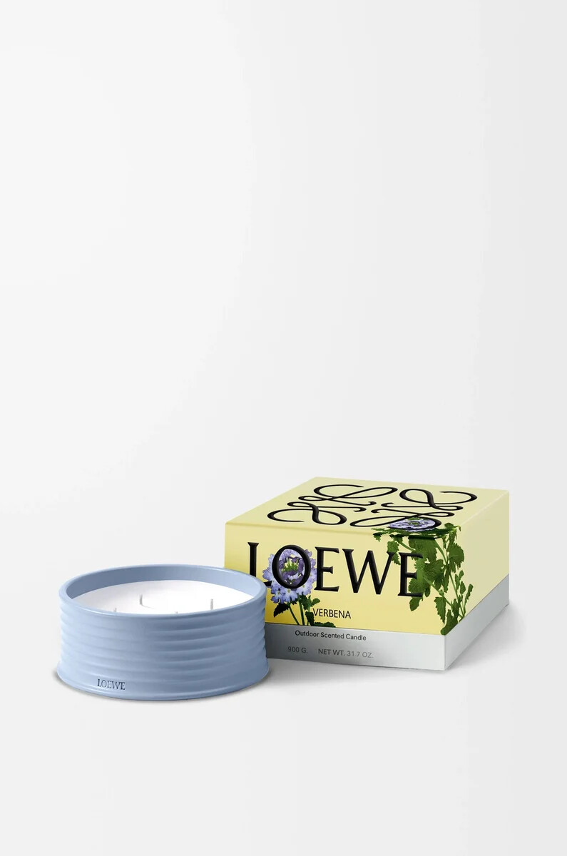 verbena-außenkerze babyblau