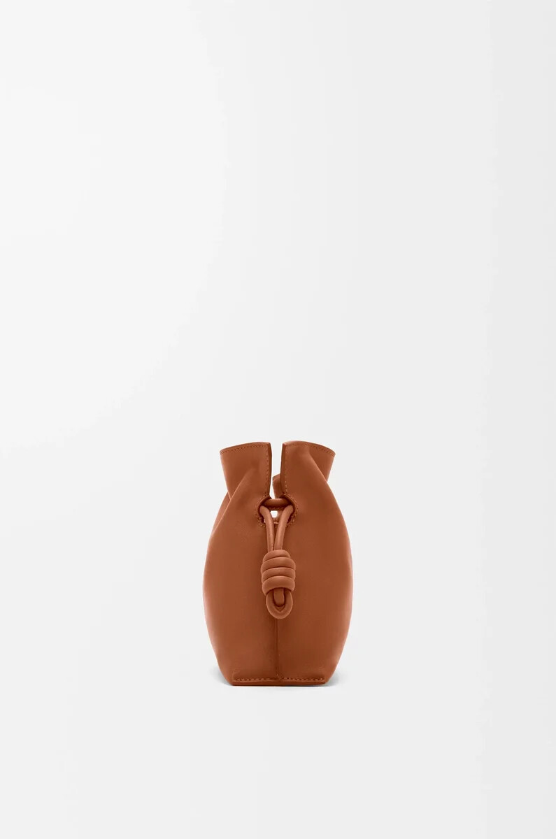 mini flamenco clutch aus nappa-kalbsleder modell squirrel