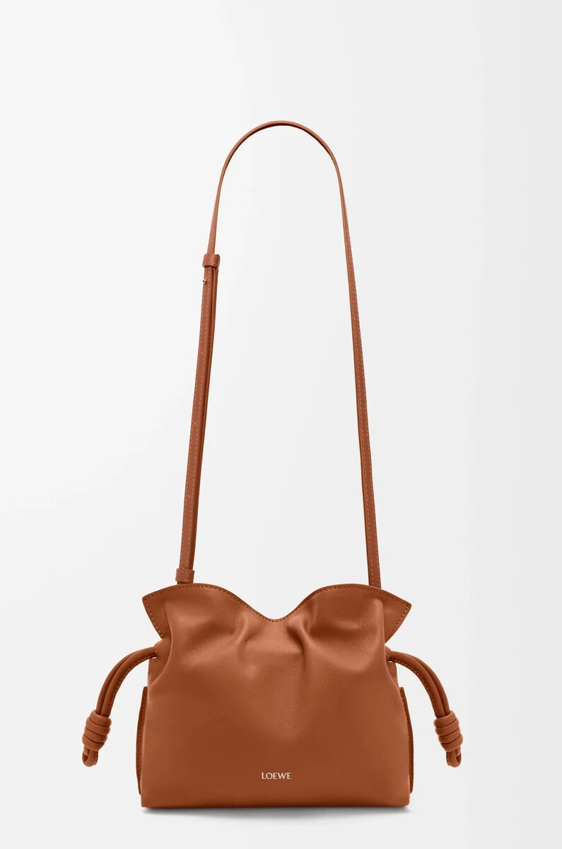 mini flamenco clutch aus nappa-kalbsleder modell squirrel