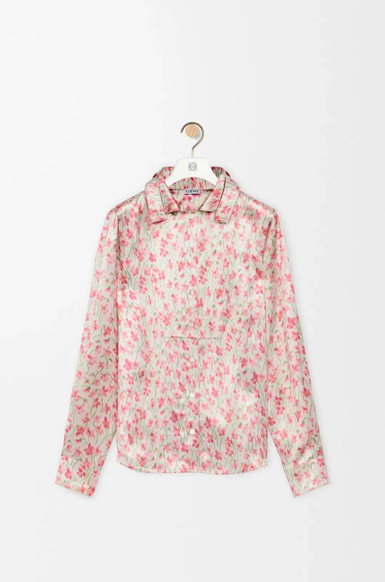 hemd aus viskose weißrosa